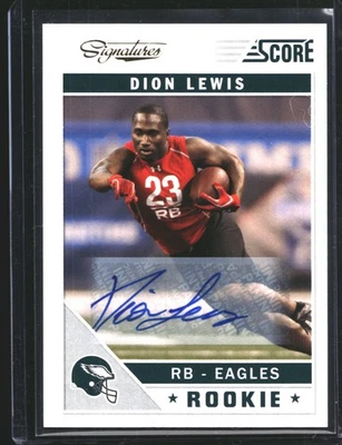 Dion Lewis 2011 Score Rookie Auto Signature Philadelphia Eagles - Image 1 of 2
