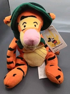 Vintage Walt Disney World Wilderness Tigger Winnie Pooh Beanbag Toy NWT - Picture 1 of 10