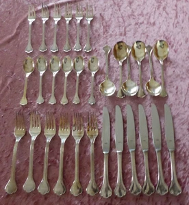 Robbe & Berking - Menue - Besteck Glücksburger Faden - Silber 150 - 30 Teile - Bild 1 von 2