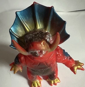 MEGALOMAN SOFUBI ZANINGA RED KAIJU 6" FIGURE TAKATOKU TOYS JAPAN 1979 - Picture 1 of 6