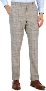 Tommy Hilfiger Men's Flex Modern Fit Stretch Performance Pants, Brown, 34W X 34L - Picture 1 of 2