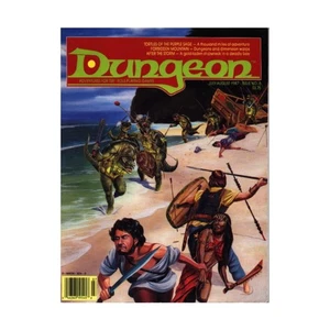 TSR Dungeon Mag #6 "5 AD&D y 1 D&D Adventure" Mag en muy buena condición - Imagen 1 de 1