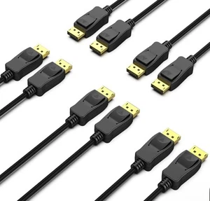 BENFEI [VESA Certified] DisplayPort to DisplayPort 6 Feet Cable 5 Pack - Afbeelding 1 van 1