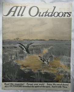 All Outdoors Magazin November 1915 Entenjagd Nummer Angeln Kanu Camping - Bild 1 von 1