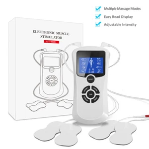 Electric Stimulation Pulse Muscle Massager Tens Unit Machine Therapy Pain Relief - Picture 1 of 14