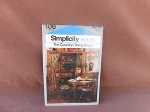 vtg Country Dining Room Simplicity House 106 - Picture 1 of 2
