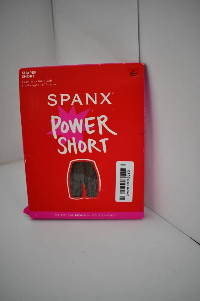 SPANX Seamless Power Sculpting Mid-Thigh Short in Cafe Size LARGE #2744 NW OUT