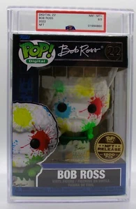Funko Digital Bob Ross X - Bob Ross #22 - Legendary LE 1200 - PSA grade 8.5 - Picture 1 of 6