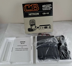 Vintage NOS Hitron AM 40 Channel Mobile Citizens Band CB Transceiver CB-10 - Picture 1 of 8