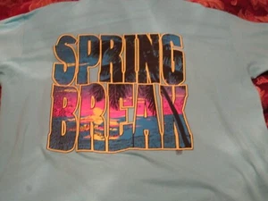 Spring Break Tee shirt XL 1990's New laundered never worn made in USA - Picture 1 of 6