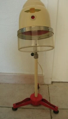 ANCIEN SECHOIR DE POUPEE SECHE CHEVEUX CASQUE COIFFEUR   ANNEES 50 DINETTE - Photo 1/2