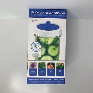 Juego de inicio de tarro de fermentación Masontops, kit de fermentación vegetal fácil nuevo - Imagen 1 de 6