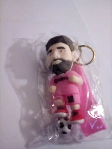LIONEL MESSI PORTACHIAVI calcio silicone MIAMI FIGURE chiusura portachiavi OMAGGIO S&H - Foto 1 di 2