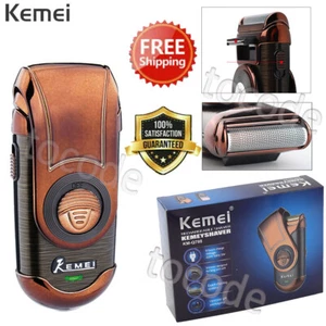 Kemei Mens Mini Electric Shaver Trimmer Rechargeable Portable Shaver Razor US - Picture 1 of 5