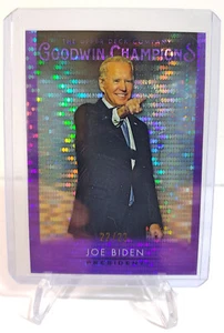 2021 Upper Deck Goodwin Champions /23 - Joe Biden Purple Pulsar Platinum Card - Picture 1 of 2
