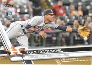 YULIESKI GURRIEL RC 2017 Topps serie 1 dorado paralelo #a/2017 - ASTROS - #299 - Imagen 1 de 1