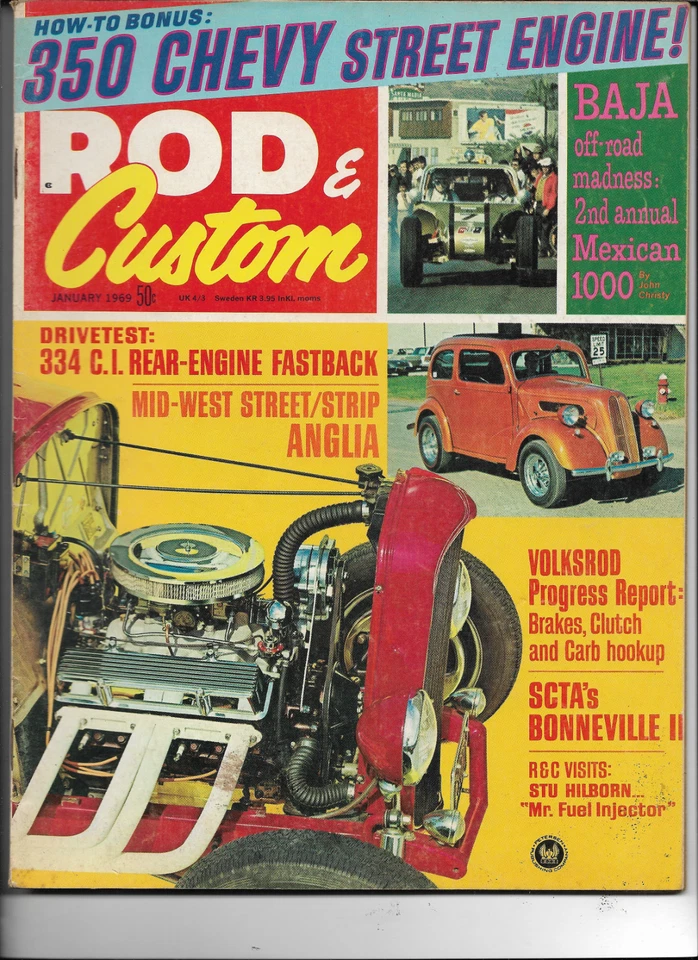 ROD & CUSTOM MAGAZINE----JANUARY 1969 - Image 1 of 1