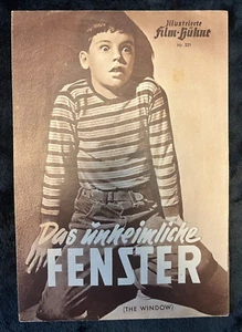 Vintage German Film Program Das Unheimlich Fenster - 271 - Bild 1 von 4