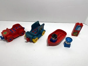 LEGO Duplo Vintage:  boat 534 (1978) + cars from 1027 (1985) - Bild 1 von 6