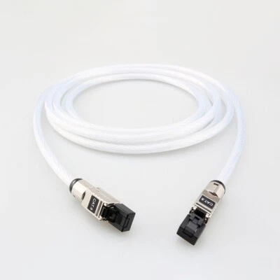 OCC Silver Plated HiFi Ethernet Cable High-speed Cat8 Network Cable for PC Route - Image 1 of 4