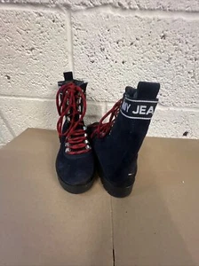 Botas de mezclilla marina Tommy Hilfiger talla Reino Unido 3,5 - Imagen 1 de 10
