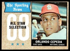 1968 Topps Orlando Cepeda St. Louis Cardinals #362