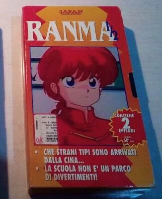 VHS Ranma 1/2 n.1i primi due episodi anime manga giapponesi cartoni no dvd movie - Immagine 1 di 4