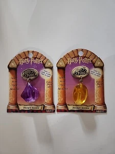 (2) Harry Potter Story Scopes Purple Pyramid & Yellow Oval (Hogwarts) 2000 NWT - Picture 1 of 7