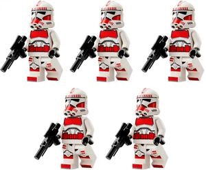 LEGO Star Wars Phase 2 Clone Shock Trooper Minifigure LOT of 5 75354 Coruscant - Picture 1 of 1