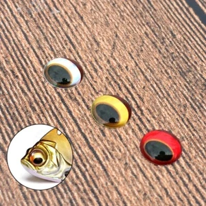 300 piezas señuelo de pesca holográfico 3D rojo pupila serpiente 3/4/5/6 mm atador de mosca hágalo usted mismo - Imagen 1 de 25