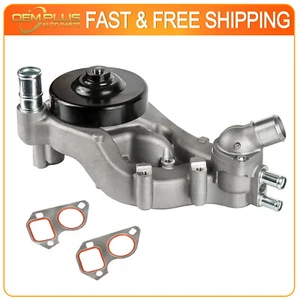 Engine Water Pump w/Thermostat For 2010-15 Chevrolet Camaro SS 1SS 2SS 6.2L RWD - Foto 1 di 16