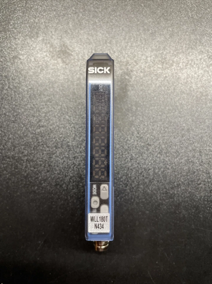 SICK WLL180T-N434 12-24VDC Fiber Optic Photoelectric WLL180TN434 DIN Rail NPN - Image 1 of 4