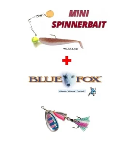 Vibrax Fox Tail talla 3 BFX3RTX + 10MR-G-WSG Spinnerbait excelente para perca y lucio - Imagen 1 de 3