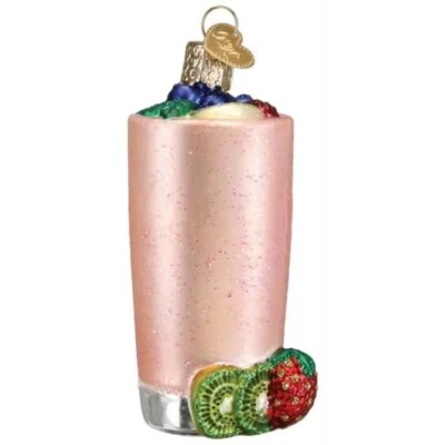 Old World Christmas SMOOTHIE (32520) Glass Ornament w/ OWC Box