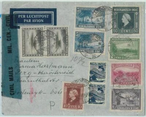 66830 - Indias Holandesas Países Bajos - Historia Postal: CUBIERTA con CENSOR CIVIL 1946 - Imagen 1 de 1