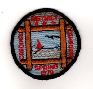 Patch Cardinal District Camporee 1970, Consiglio Occoneechee Carolina del Nord - Foto 1 di 1