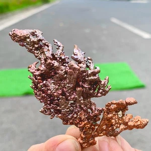 61G Rare!! iridescent Native Copper crystal mineral specimen - Picture 1 of 20