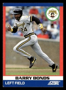 1991 Score 100 Superstars Barry Bonds #26 Pittsburgh Pirates - Picture 1 of 2