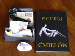 AS Cmielow Set of 2 Cats Porcelain Figurines Designed by Mieczysław Naruszewicz - Picture 1 of 9