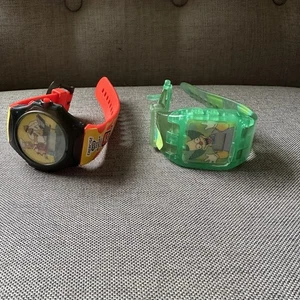Vintage 1990s Simpsons Burger King Watches Lot - Homer BBQ & Kristy The Clown - Picture 1 of 7