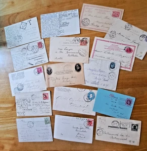 16 postal covers - used - various countries - see photos - Picture 1 of 5