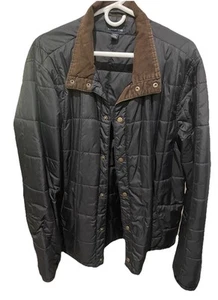 Vintage Lands’ End XL Steppjacke Scheunenjacke Stil Cordkragen 46-48 - Bild 1 von 4