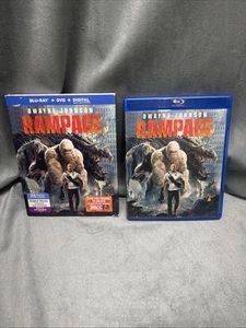 Rampage Blu-ray & DVD With Slipcover Dwayne Johnson The Rock - Picture 1 of 14