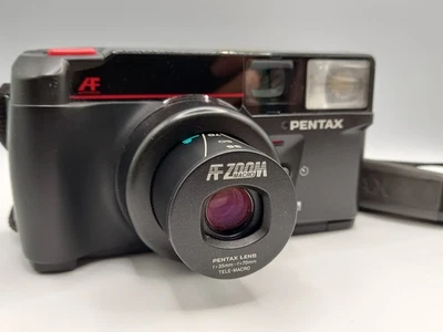 Pentax AF Zoom 70-S 35mm Film Camera - Fully Working w/ Flash, Cleaned & Tested - Image 1 of 4