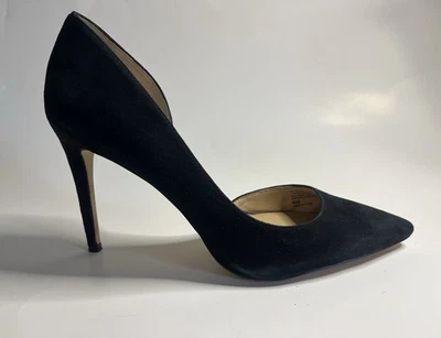 Zapatos de tacón INC International Concepts Kenjay D'orsay de gamuza negros de cuero 8 Foto 1 de 4