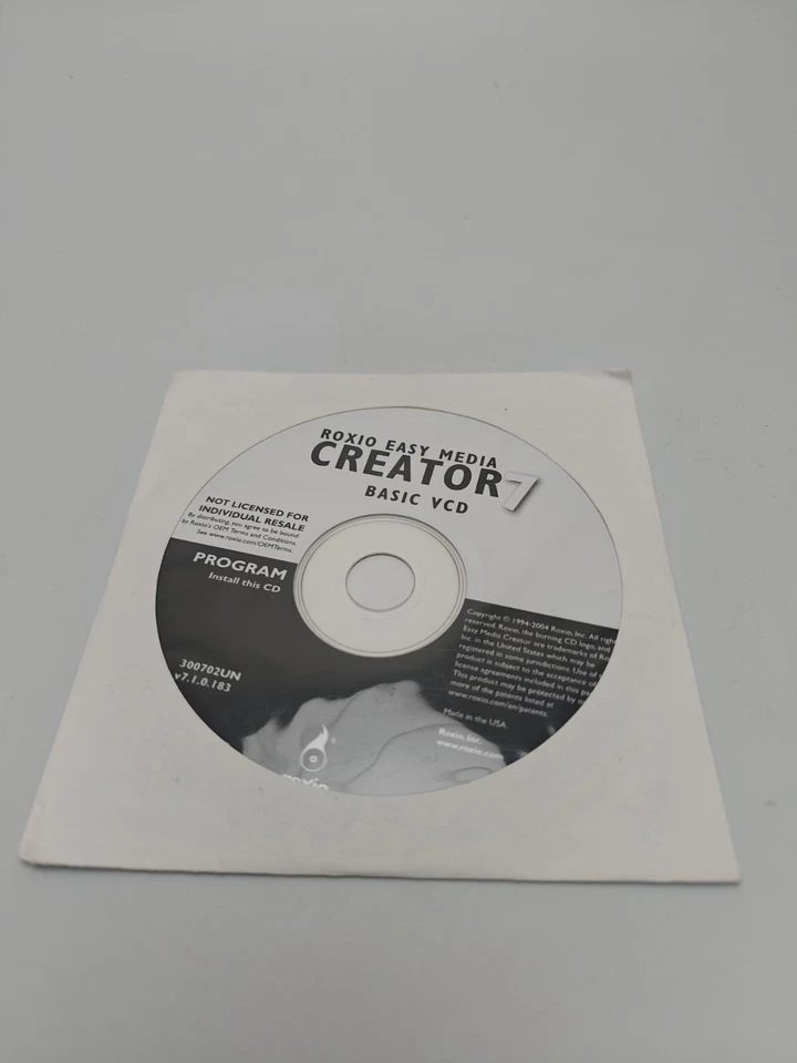 Roxio Easy Media Creator 7 CD Digital Media Suite New Sealed Version 7.1.0.183 - Image 1 of 4