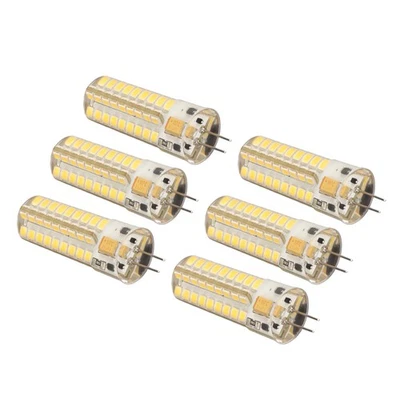 6 Stück G4 LED Glühbirne 700LM 7W 72LED 360 Grad Beleuchtung Silikon G4 - Bild 1 von 4