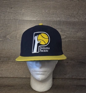 Indiana Pacers Mitchell & Ness Flat Bill Snapback 35th All-Star Game Logo Hat - Picture 1 of 9
