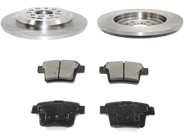 Kit de pastillas de freno trasero y rotor DuraGo 52DC12S para Ford Taurus 2008-2009 Foto 1 de 1