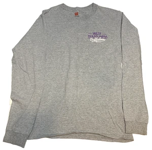 West Texas A&M Buffaloes * Camiseta manga larga * Gris jaspeado con púrpura * Pequeña - Imagen 1 de 6